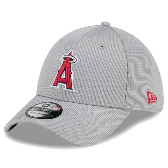 Men's New Era Gray Los Angeles Angels Active Pivot 39THIRTY Flex Hat