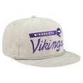thumbnail image 1 of Men's New Era Gray Minnesota Vikings Cord Rope Corduroy 9FIFTY Snapback Hat, 1 of 4