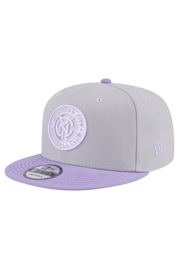 Men's New Era Gray New York City FC Color Pack Two-Tone 9FIFTY Snapback Hat