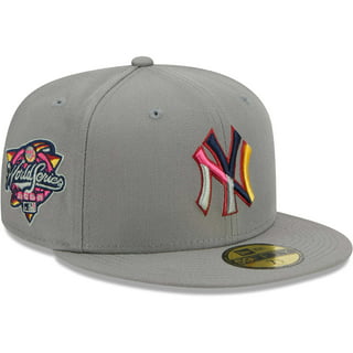 New York Yankees 2-Tone Color Pack 59FIFTY Fitted Hat - Brown/ Charcoal LBZSTC / 7 5/8
