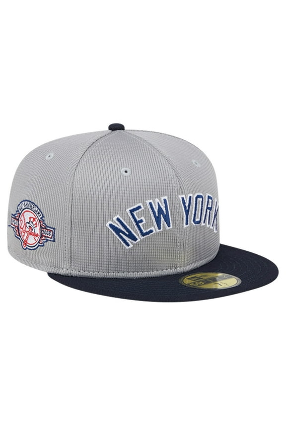 Men's New Era Gray New York Yankees Pivot Mesh 59FIFTY Fitted Hat