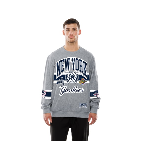 Men's New Era Gray New York Yankees Sport Classics Sweatshirt
