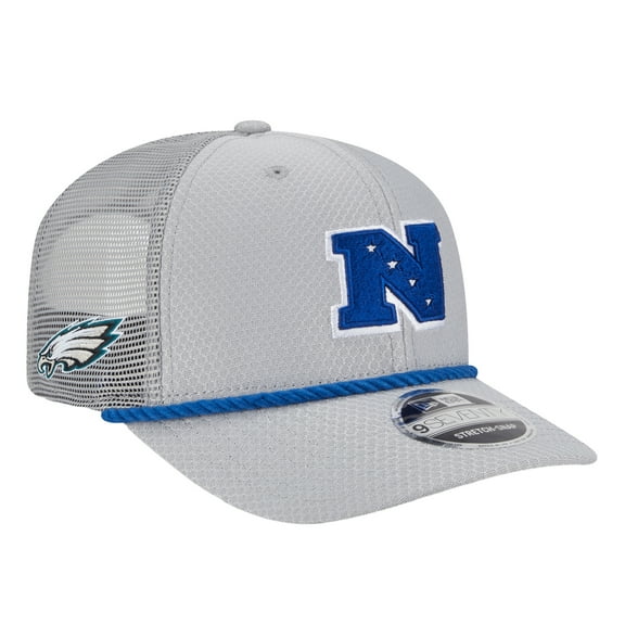 Men's New Era  Gray Philadelphia Eagles 2025 Pro Bowl 9SEVENTY Stretch-Snap Hat