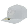 thumbnail image 1 of Men's New Era Gray Philadelphia Eagles Color Pack A-Frame 59FIFTY Fitted Hat, 1 of 5