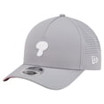 thumbnail image 1 of Men's New Era  Gray Philadelphia Phillies Micro Logo 9FORTY M-Crown A-Frame Adjustable Hat, 1 of 7