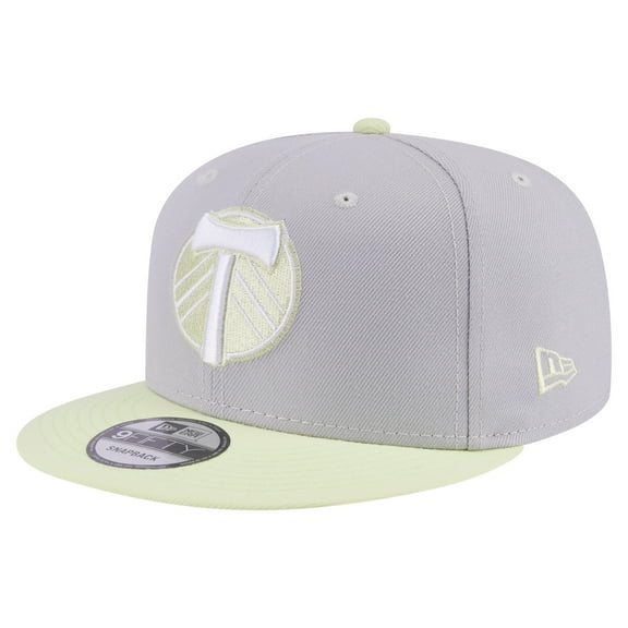 Men's New Era Gray Portland Timbers Color Pack Two-Tone 9FIFTY Snapback Hat