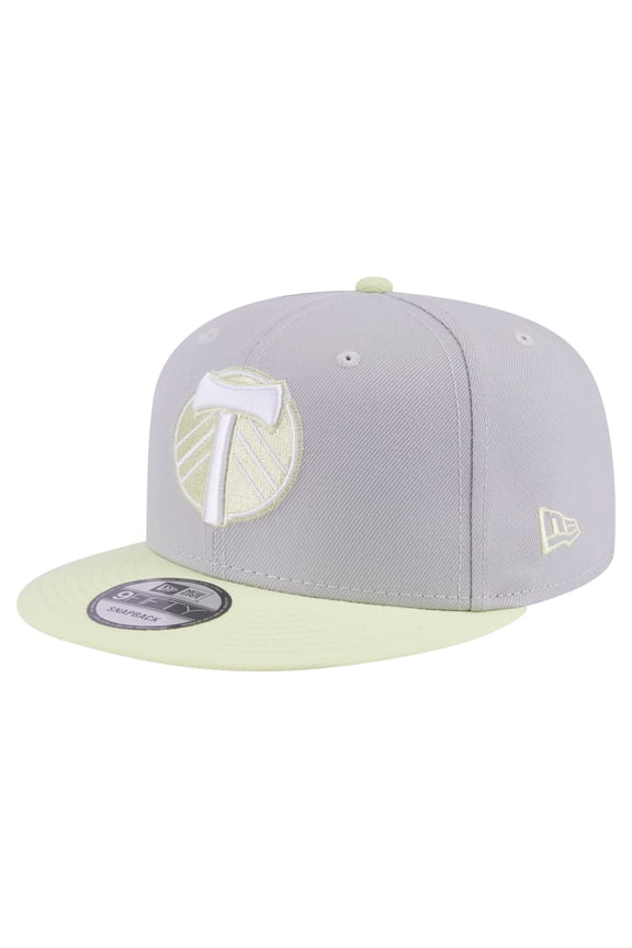 Men's New Era Gray Portland Timbers Color Pack Two-Tone 9FIFTY Snapback Hat