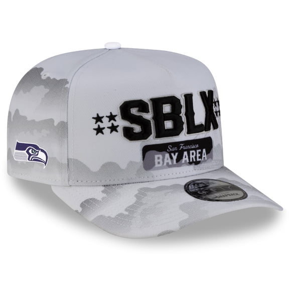 Men's New Era White Seattle Seahawks Super Bowl LX Tarmac 9FIFTY Snapback Hat