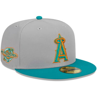 Men's Los Angeles Angels New Era Black Jersey 59FIFTY Fitted Hat