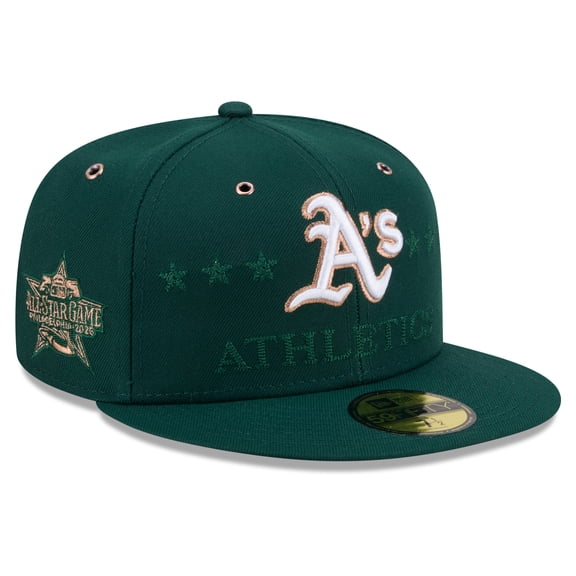 Men's New Era Green Athletics 2026 MLB All-Star Game 59FIFTY Fitted Hat