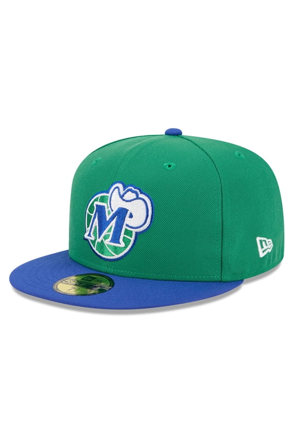 Men's New Era Green/Blue Dallas Mavericks 2025/26 Classic Edition Jersey Hook 59FIFTY Fitted Hat