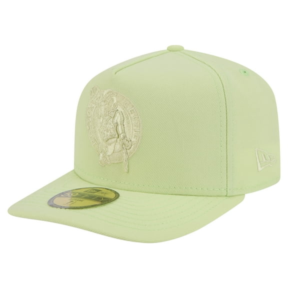 Men's New Era  Green Boston Celtics Colorpack A-Frame Pinch Front 59FIFTY Fitted Hat