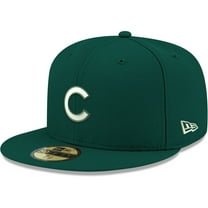 Men's New Era Green Chicago Cubs White Logo 59FIFTY Fitted Hat