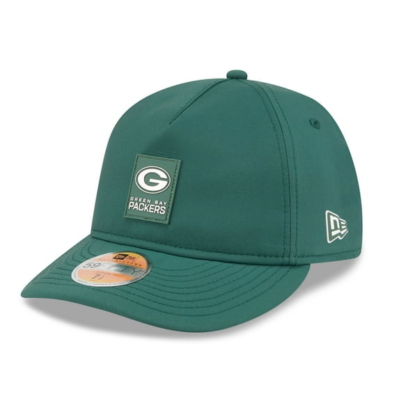 Men's New Era Green Green Bay Packers 2025 Sideline Retro Crown 59FIFTY Fitted Hat