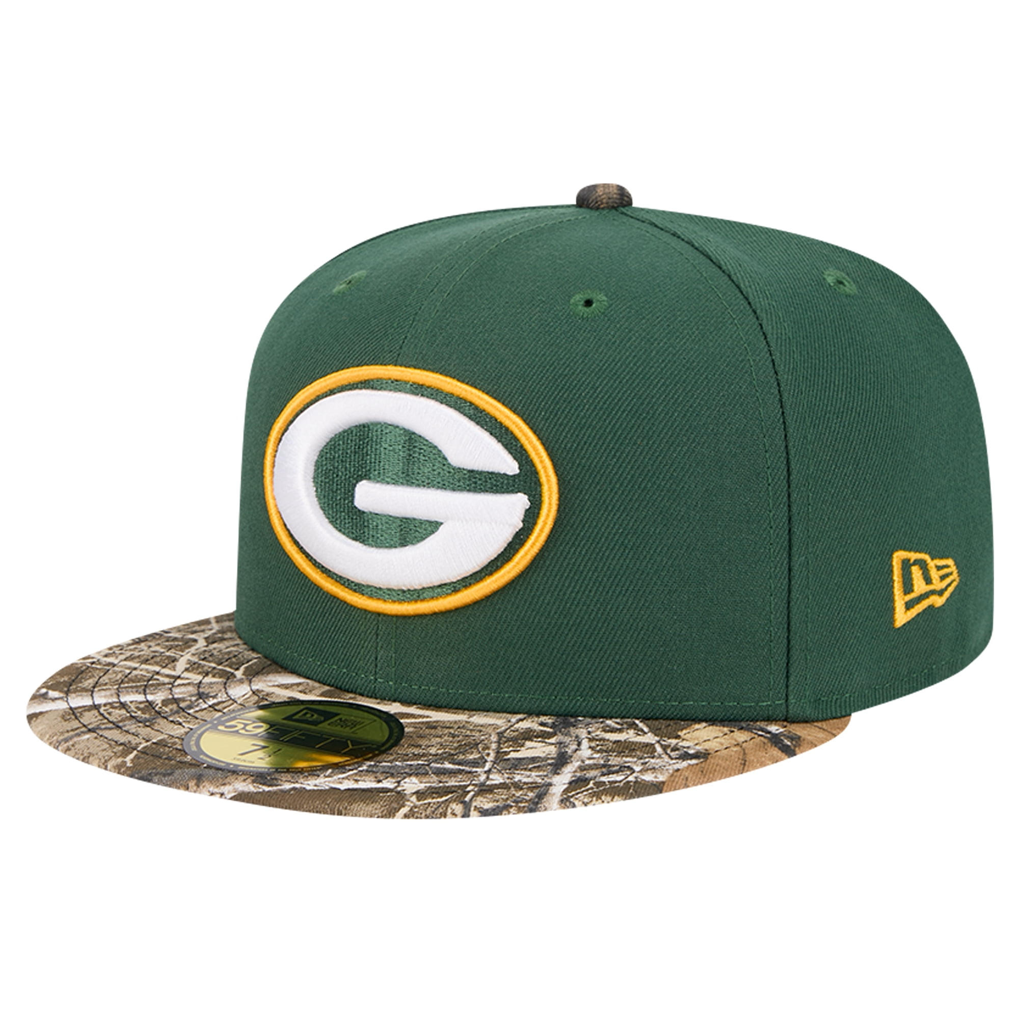 Men's New Era Graphite Green Bay Packers Storm 59FIFTY Fitted Hat Men's New Era Graphite Green Bay Packers Storm 59FIFTY Fitted Hat
