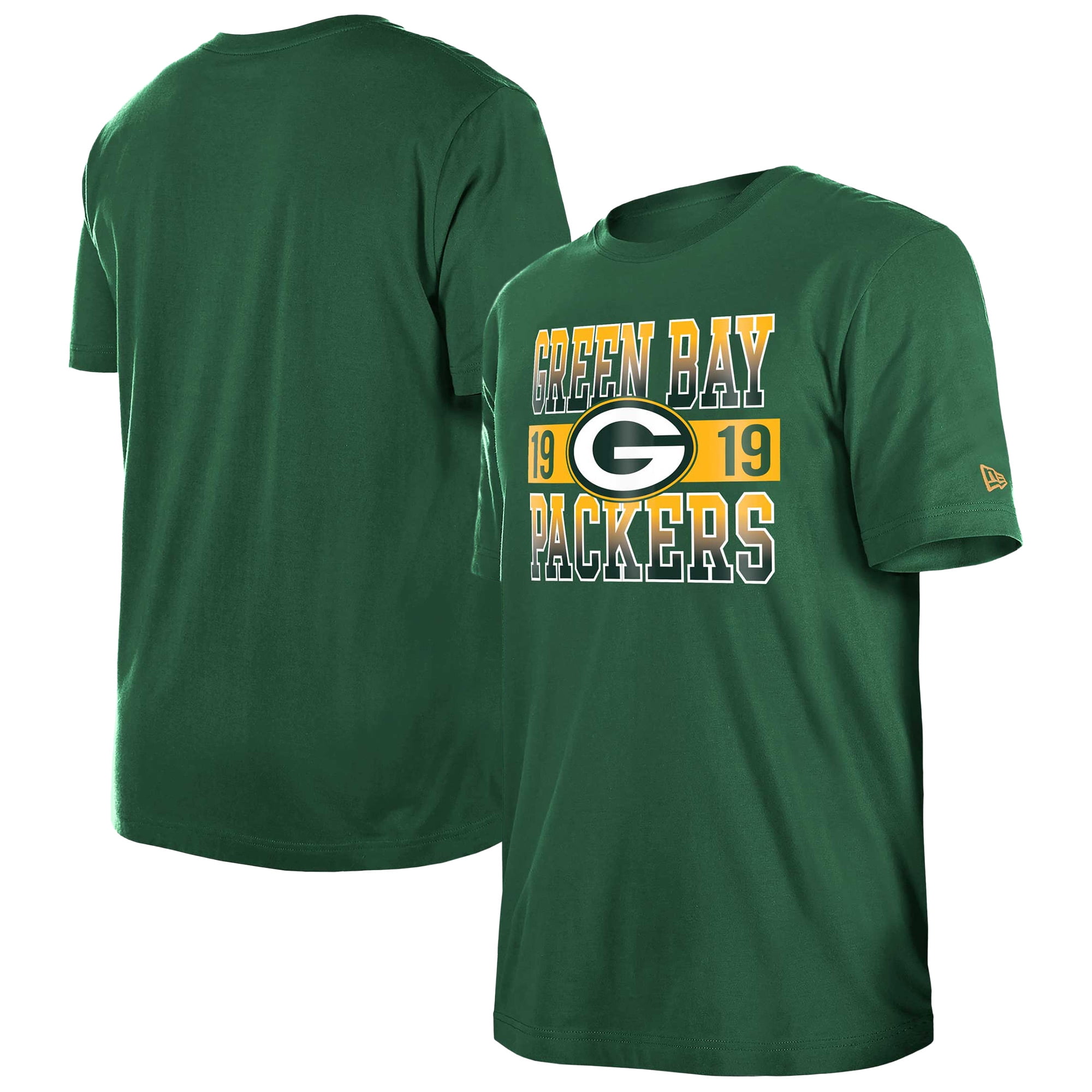 Men's New Era Green Green Bay Packers City Team T-Shirt