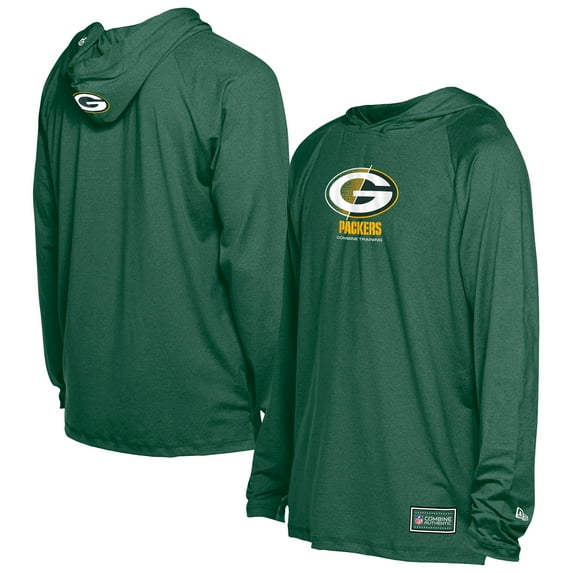 Men's New Era Green Green Bay Packers Functional Fandom Hoodie