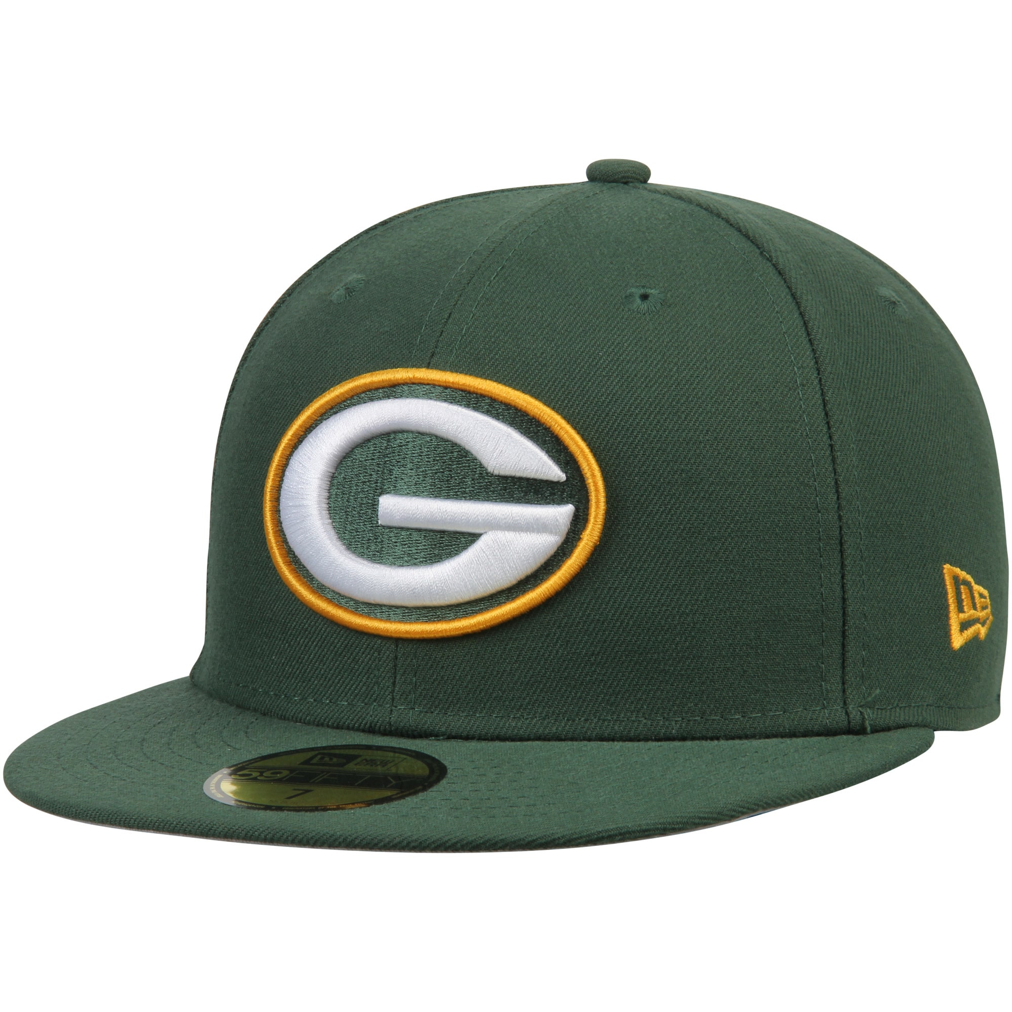 Men's New Era Green Green Bay Packers Omaha 59FIFTY Fitted Hat - image 1 of 4