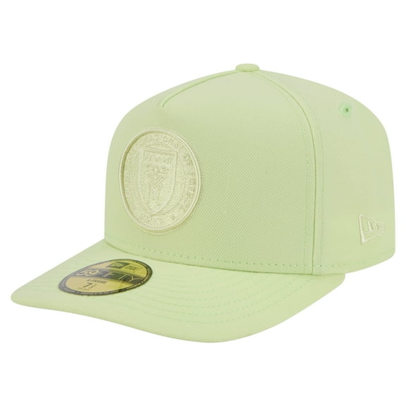 Men's New Era Green Inter Miami CF Color Pack A-Frame 59FIFTY Fitted Hat