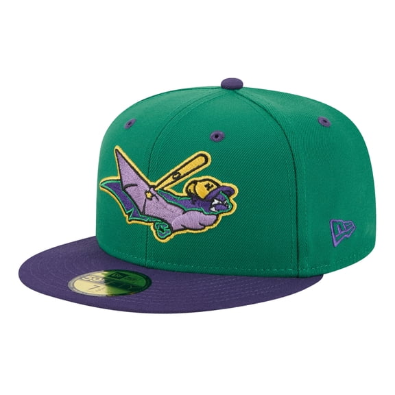 Men's-New Era Green Louisville Bats Theme Nights 59FIFTY Fitted Hat
