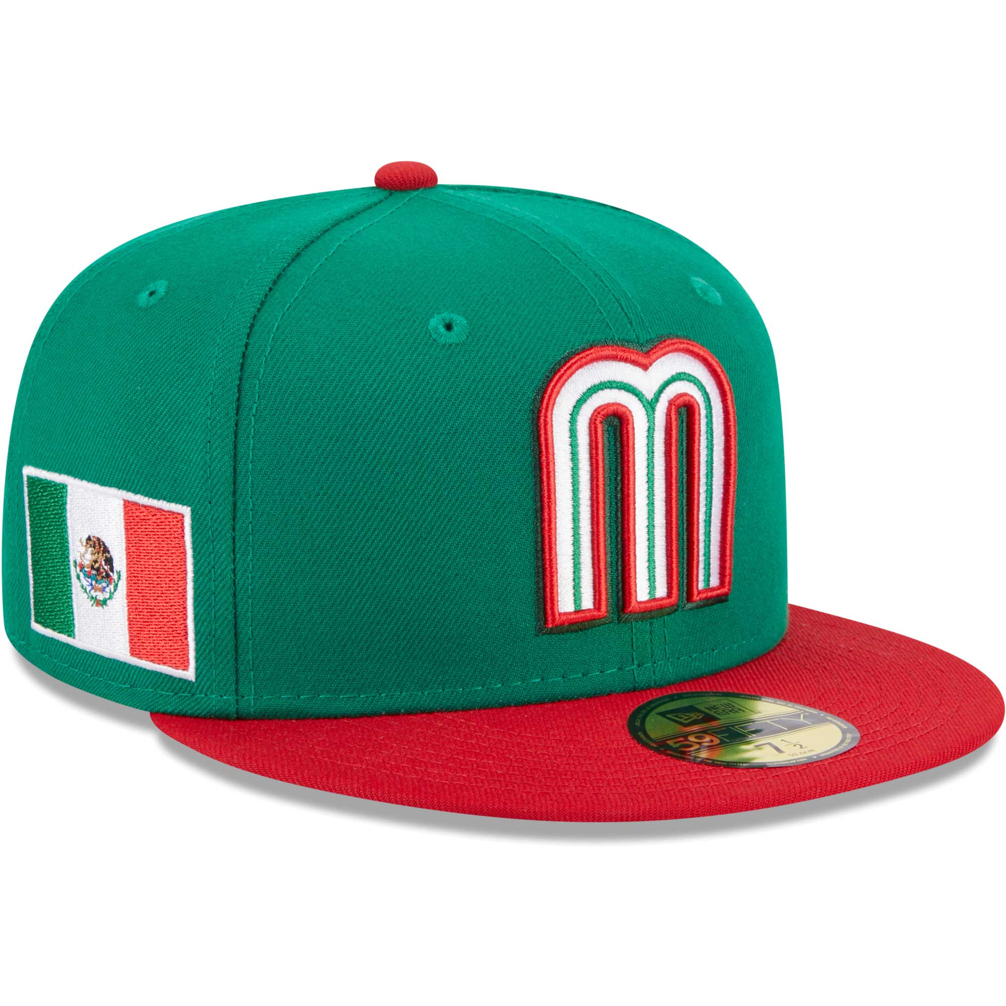 Men's New Era Green Mexico Baseball 2023 World Baseball Classic 59FIFTY