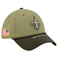 thumbnail image 1 of Men's New Era  Green New Orleans Saints 2025 Salute to Service 39THIRTY Flex Hat, 1 of 5