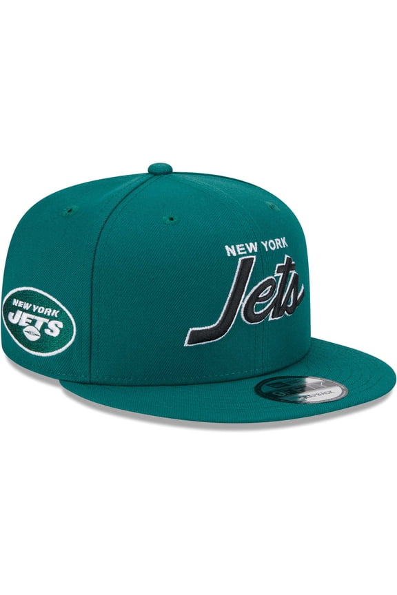 Men's New Era Green New York Jets Main Script 9FIFTY Snapback Hat