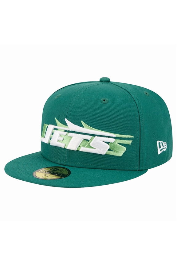 Men's New Era Green New York Jets Tri-Hit 59FIFTY Fitted Hat