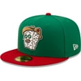 thumbnail image 1 of Men's New Era Green/Red Los Quesos Frisco Copa De La Diversion 59FIFTY Fitted Hat, 1 of 5
