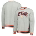 thumbnail image 1 of Men's New Era Heather Gray Houston Astros Throwback Classic Pullover Sweatshirt, 1 of 3