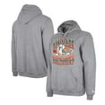 thumbnail image 1 of Men's New Era Heather Gray Miami Dolphins Retro Pullover Hoodie, 1 of 3