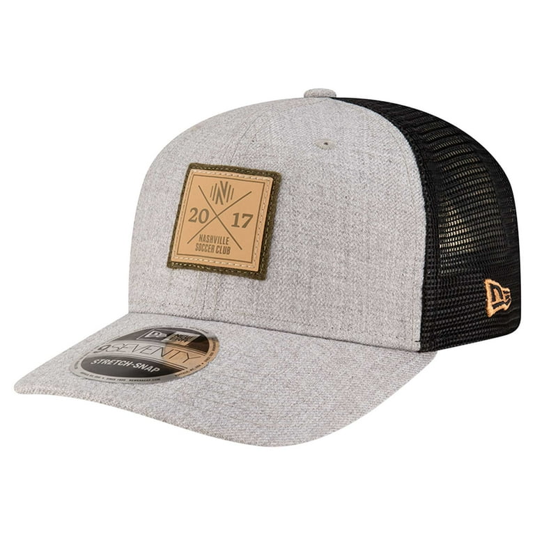 Men's New Era Heather Gray Nashville SC 9SEVENTY Stretch-Snap