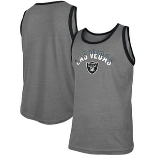 Women's NFL Las Vegas Raiders Rib Ringer Muscle Tank