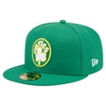 thumbnail image 1 of Men's New Era  Kelly Green Boston Celtics Core Logo 59FIFTY Fitted Hat, 1 of 5