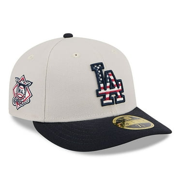 Men's New Era  Khaki/Black Los Angeles Dodgers 2024 Fourth of July Low Profile 59FIFTY Fitted Hat
