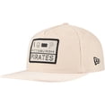 thumbnail image 1 of Men's New Era Khaki Pittsburgh Pirates Summer Essential Golfer Snapback Hat, 1 of 6