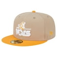 thumbnail image 1 of Men's New Era  Khaki Tennessee Volunteers Throwback Two-Tone 59FIFTY Fitted Hat, 1 of 5