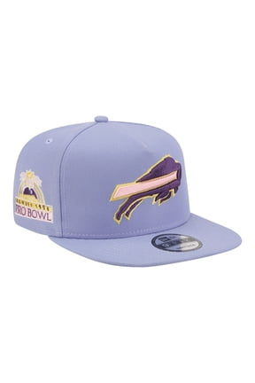 Men's New Era Lavender Buffalo Bills Bloom A-Frame 9FIFTY Snapback Hat