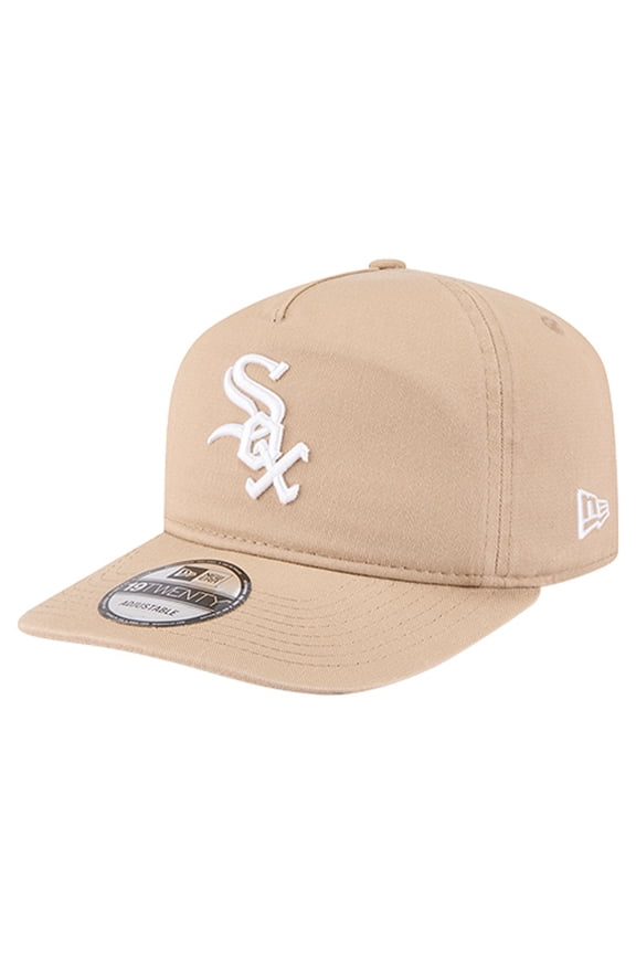 Men's New Era Light Beige Chicago White Sox Cam 19TWENTY Adjustable Hat