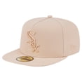 thumbnail image 1 of Men's New Era Light Beige Chicago White Sox Color Pack A-Frame 59FIFTY Fitted Hat, 1 of 5