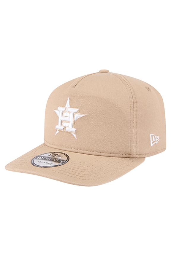 Men's New Era Light Beige Houston Astros Cam 19TWENTY Adjustable Hat