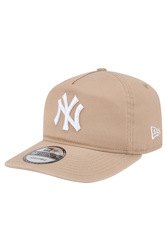 Men's New Era Light Beige New York Yankees Cam 19TWENTY Adjustable Hat