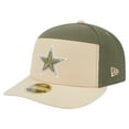 thumbnail image 1 of Men's New Era Light Beige/Olive Dallas Cowboys 2-Tone Color Pack Split Panel 59FIFTY Fitted Hat, 1 of 5