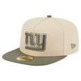 thumbnail image 1 of Men's New Era  Light Beige/Olive New York Giants Color Pack A-Frame 59FIFTY Fitted Hat, 1 of 5