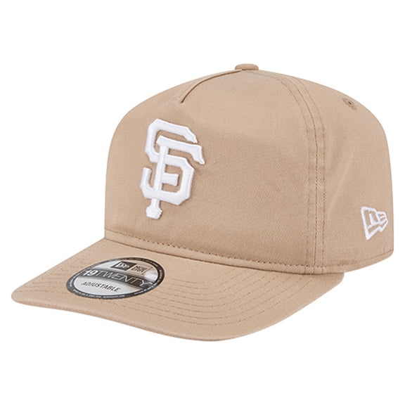 Men's New Era Light Beige San Francisco Giants Cam 19TWENTY Adjustable Hat