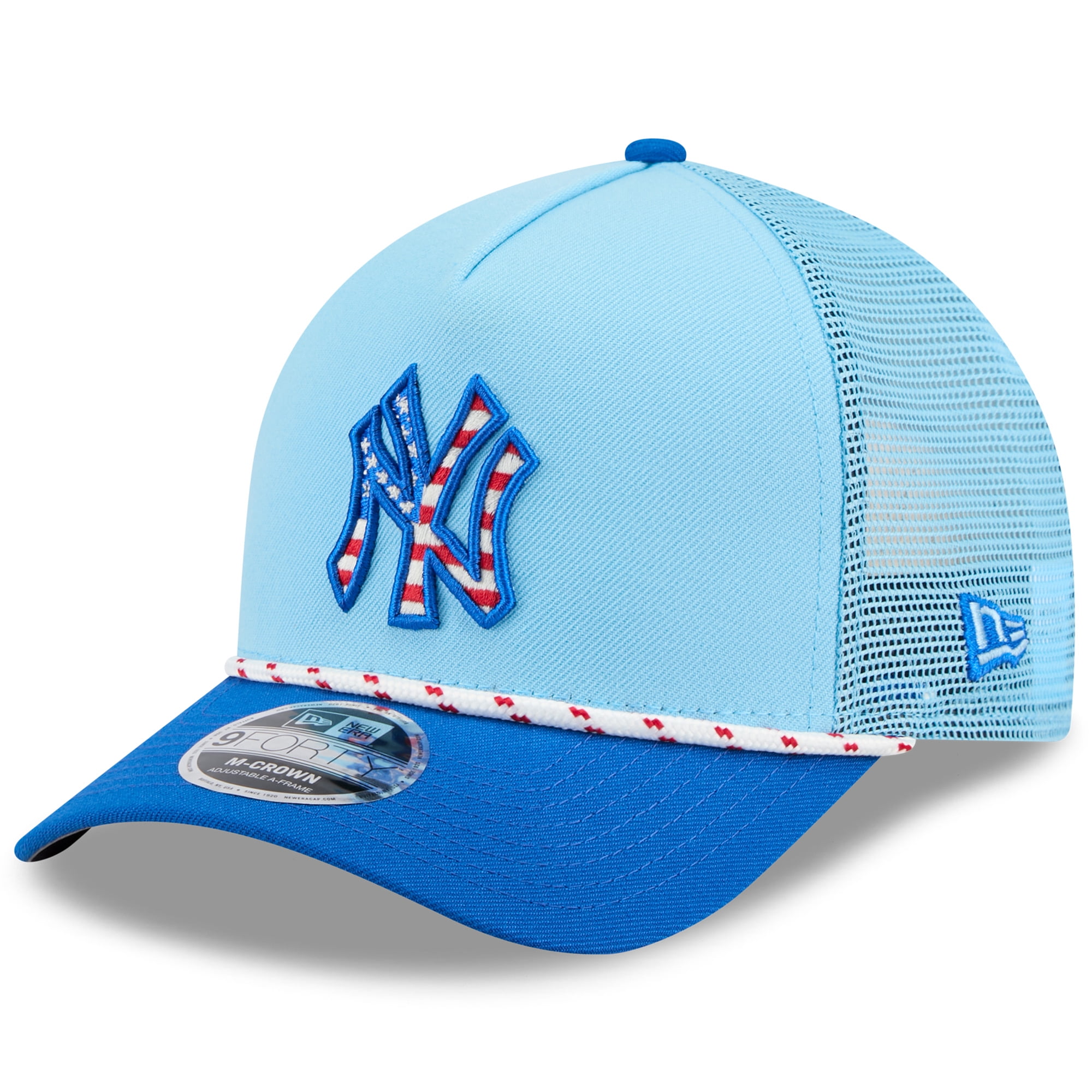 Men's New Era Light Blue/Blue New York Yankees 2025 Fourth of July