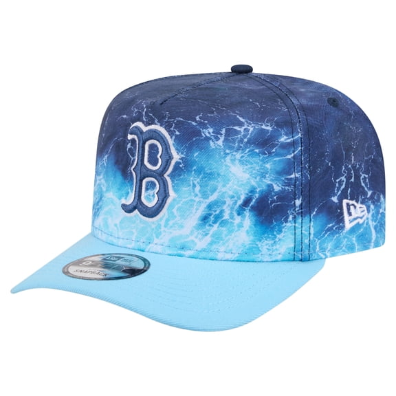 Men's New Era  Light Blue Boston Red Sox Deep Water Pre-Curved 9FIFTY A-Frame Snapback Hat