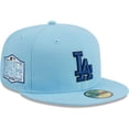 thumbnail image 1 of Men's New Era Light Blue Los Angeles Dodgers 59FIFTY Fitted Hat, 1 of 6