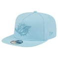 thumbnail image 1 of Men's New Era  Light Blue Miami Dolphins Color Pack A-Frame 9FIFTY Snapback Hat, 1 of 5