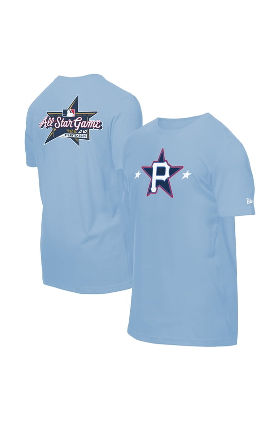 Men's New Era Light Blue Pittsburgh Pirates 2025 MLB All-Star Game Workout T-Shirt